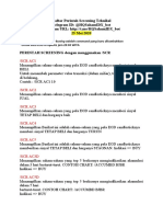 Daftar Perintah Screening Teknikal Telegram Id: @hqsahamidx - Bot Telegram Url: Http://T.Me/Hqsahamidx - Bot 25 Mei 2020