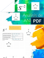 Aniones Contaminantes y en El Agua