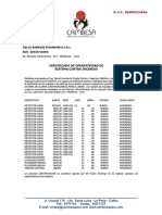 Certificado Sistema Contra Alarmas PDF