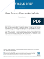 Green Recovery: Opportunities For India: Issue No. 425