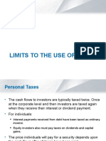 Limits To The Use of Debt