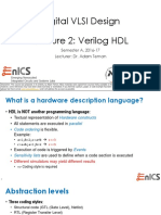 Digital VLSI Design Verilog HDL Lecture