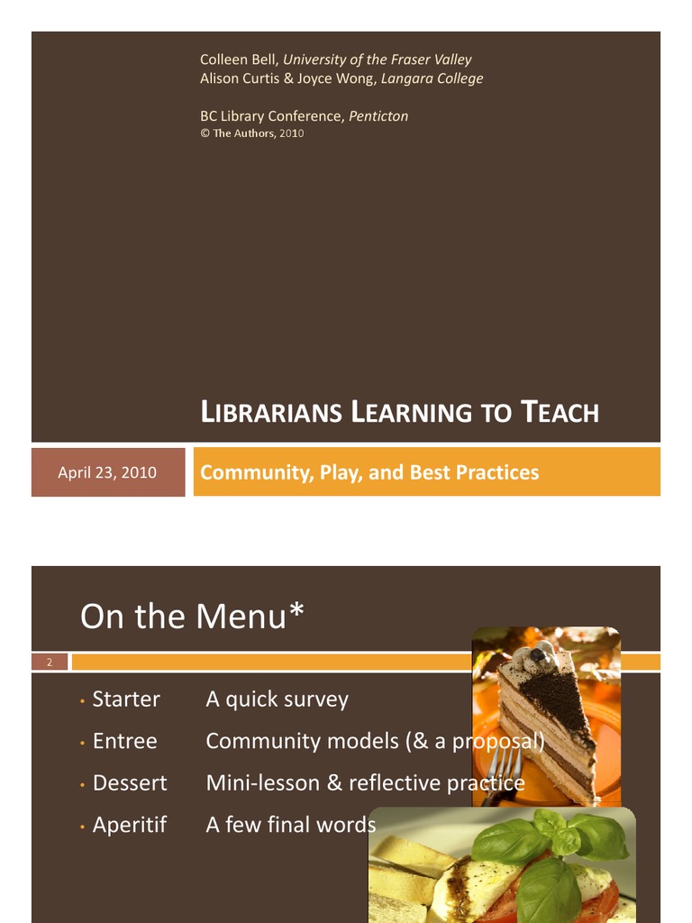 Librarians Learning To Teach PDF Reflective Practice