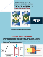 Deformación Volumétrica