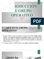 Introducción Al Grupo Operativo