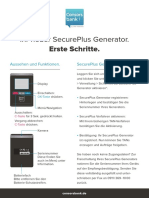 Bedienungsanleitung Secureplus Generator PDF