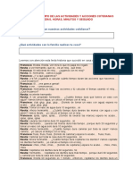 Calcular El Tiempo de Las Actividades y Acciones Cotidianas en Días