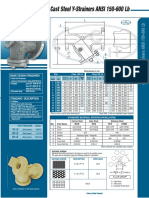 Cast Steel Y-Strainers ANSI 150-600 LB: 0062 API 6D-0444