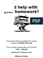 2011 Homework Help Flier 1