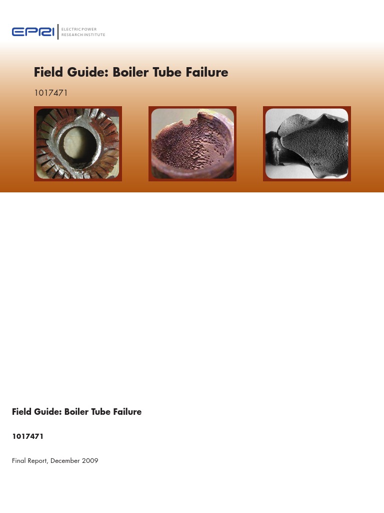 EPRI Field Guide For Boiler Tube Failures
