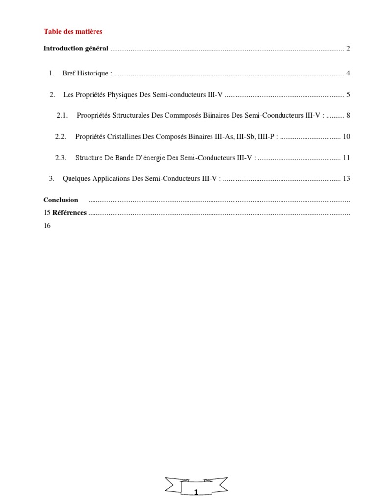 Propriétés et applications des semiconducteurs PDF Théorie des — free download