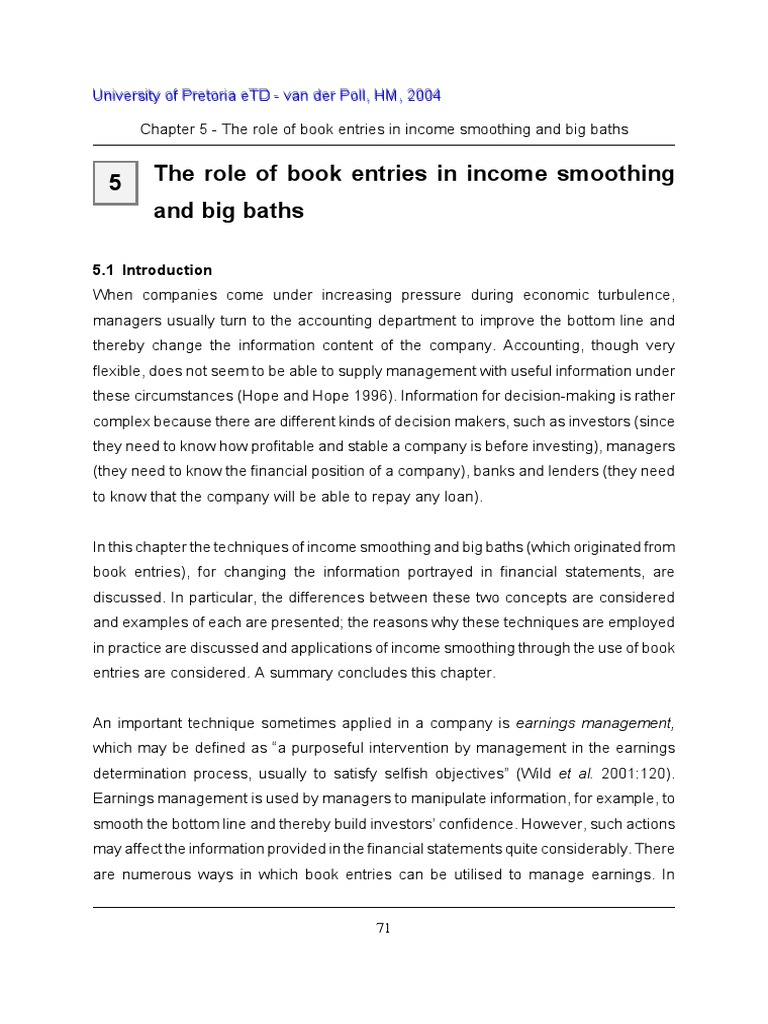 Exemplu Big Bath PDF Financial Statement Accounting