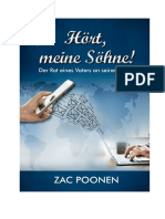 Hört meine Söhne / Der Rat eines Vaters an seine Söhne - Zac Poonen