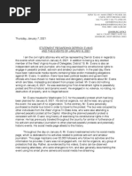 Derrick Evans Statement 1:7:21