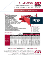 Fast & Affordable Convertibility: Pressures To 10,000 PSI Flows To 119 GPM Power To 330 HP