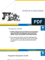 Konflik Dan Negosiasi PO