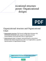 Organizational Structure Contemporary Organizational Designs