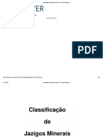 Classificação. Jazigos Minerais IST PDF Download Grátis