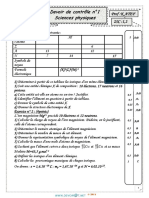 Devoir de Contrôle N°1 - Sciences Physiques - 2ème Sciences (2013-2014) MR K.atef PDF