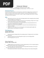 Teacher CV Format