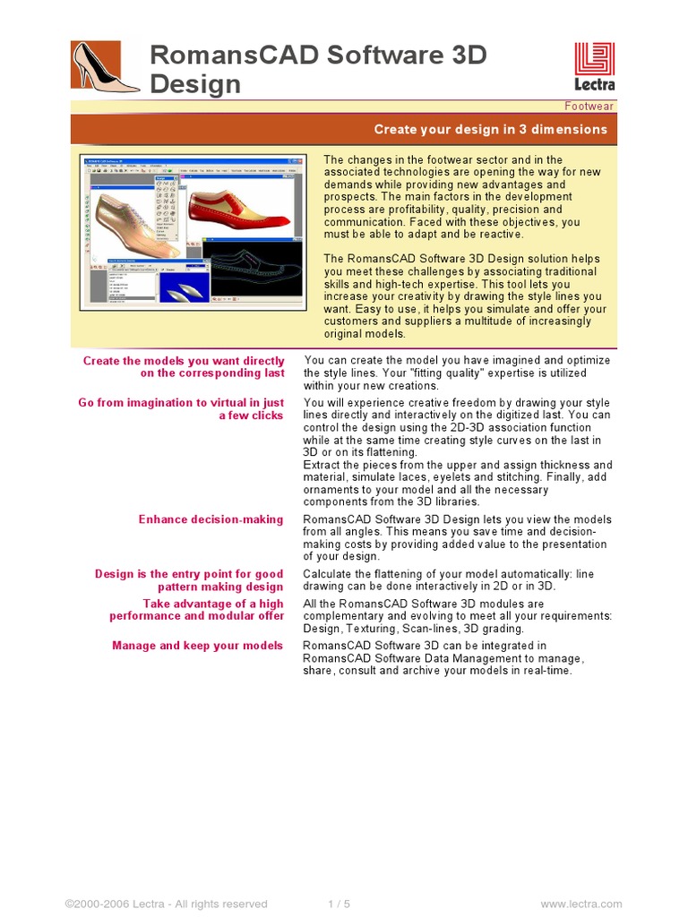Romanscad Software 3D Design: Create Your Design in 3 Dimensions | PDF ...