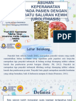 ASKEP PENYAKIT BATU SALURAN KEMIH (UROLITHIASIS)