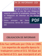 ODI - Obligación de Informar