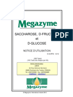 Saccharose Fructose Glucose R F Rence K-SUFRG Version 12-12