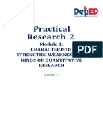 Practical Research 2: Characteristics, Strengths, Weaknesses, & Kinds of Quantitative Research