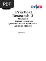 Practical Research 2: Importance of Quantitative Research Across Fields