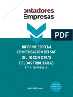 Compensación Del Saldo A Favor Del Impuesto A La Renta Con Otras Deudas Tributarias