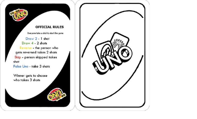 Drunk Uno Rules | PDF