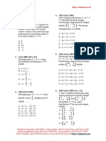 Latihan Soal TRANSFORMASI GEOMETRI