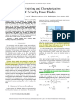 System Modeling and Characterization of Sic Schottky Power Diodes