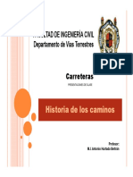 Carreteras 1 Historia de Los Caminos