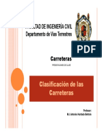 Carreteras 2 Clasificación de Los Caminos