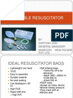 Reusable Resuscitator: BY Sarthak Jain General Manager Anaecon Healthcare Pvt. LTD