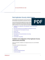 Real Application Security Administration Console Rasadm Users Guide