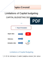 Limitations and Decision of Capital Budgeting