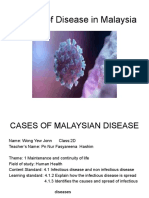 Cases of Disease in Malaysia