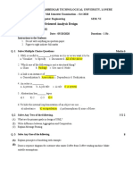 Object Oriented Analysis Design: BTCOE603 (C)