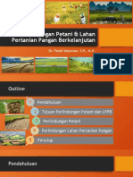 Perlindungan Petani & Lahan Pertanian Pangan Berkelanjutan