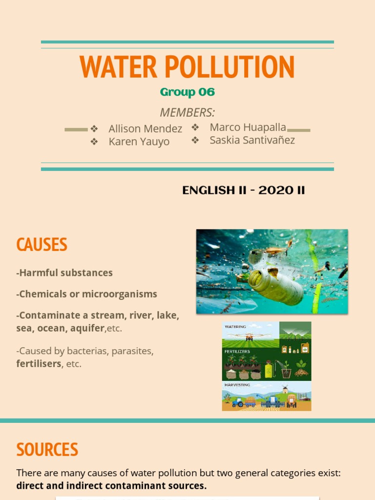 Causes and Effects of Water Pollution | PDF