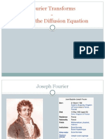 Fourier Transforms - Solving The Diffusion Equation