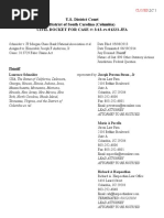 U.S. Ex Rel. Schneider V J.P. Morgan Chase Et Al 13-01223, D.S.C. - Docket Sheet
