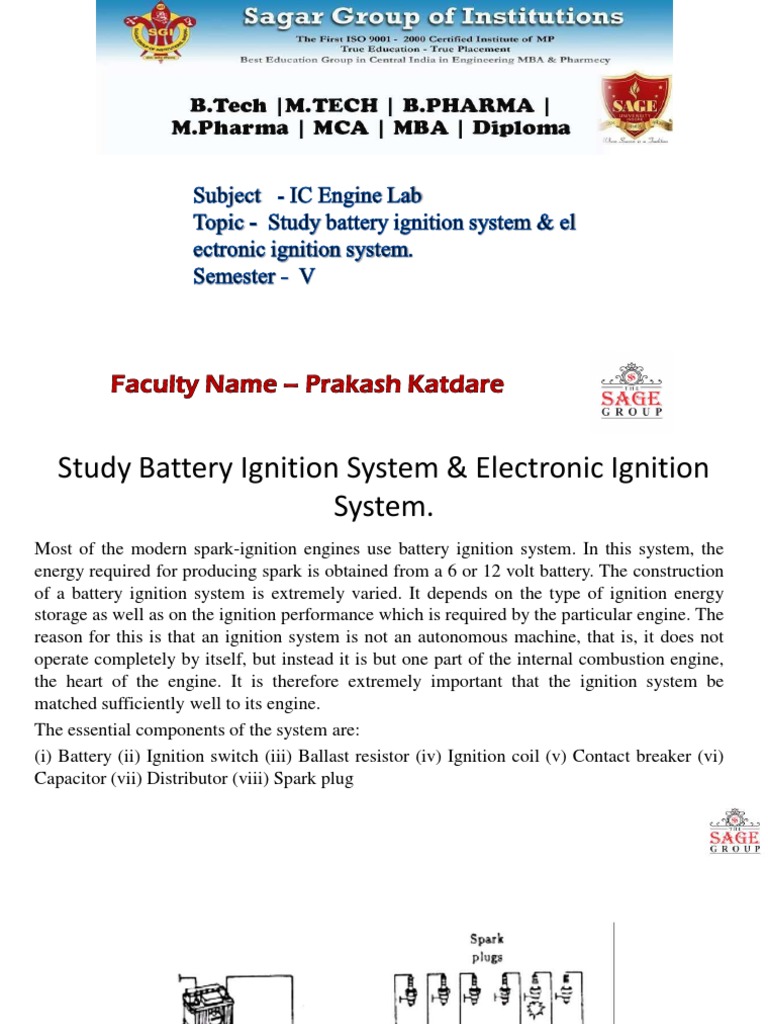 Comparing Battery Ignition and Electronic Ignition Systems A Breakdown