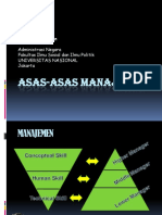 Asas-Asas Manajemen PDF
