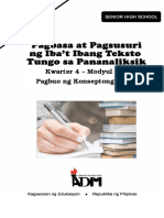 Pagbasa11 - Q3 - Mod10 - Pagbuo NG Konseptong Papel - v3 PDF