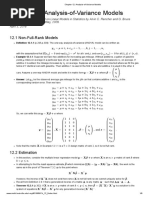 Chapter 12: Analysis-of-Variance Models: 12.1 Non-Full-Rank Models