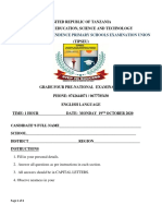 Tanzania Inter-Dependence Primary Schools Examination Union